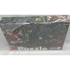 Seesaw 1000 Piece Christmas Jigsaw Puzzle The Santa Express 18.9" x 28.8" NEW